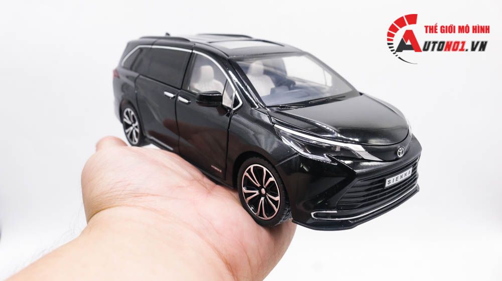 MÔ HÌNH XE TOYOTA SIENNA MPV 1:24 HENGTENG MODEL 8083