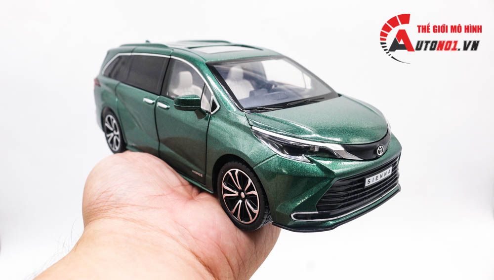 MÔ HÌNH XE TOYOTA SIENNA MPV 1:24 HENGTENG MODEL 8083