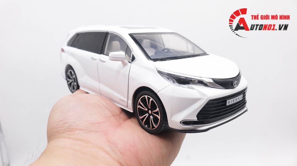 MÔ HÌNH XE TOYOTA SIENNA MPV 1:24 HENGTENG MODEL 8083