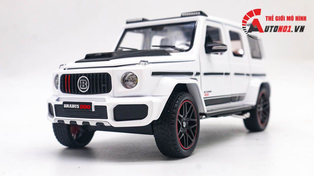  Mô hình xe Mercedes Benz Brabus G800 đánh lái được full open 1:24 Miniauto DC24253 OT398 