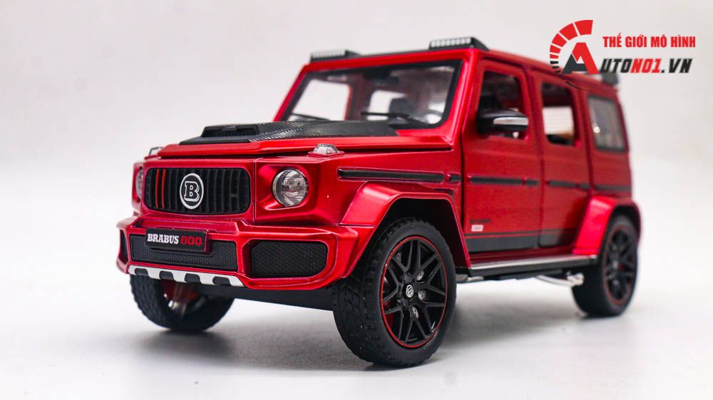 Mô hình xe Mercedes Benz Brabus G800 đánh lái được full open 1:24 Miniauto DC24253 OT398