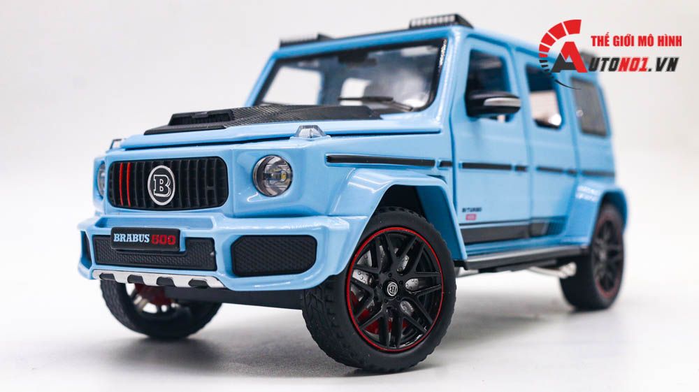 Mô hình xe Mercedes Benz Brabus G800 đánh lái được full open 1:24 Miniauto DC24253 OT398