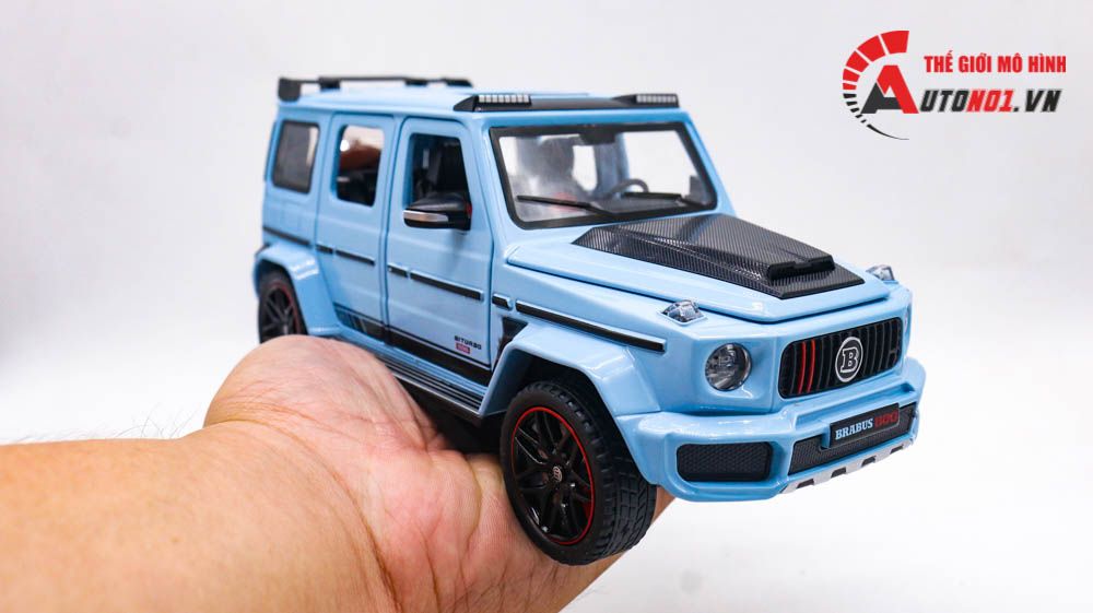  Mô hình xe Mercedes Benz Brabus G800 đánh lái được full open 1:24 Miniauto DC24253 OT398 