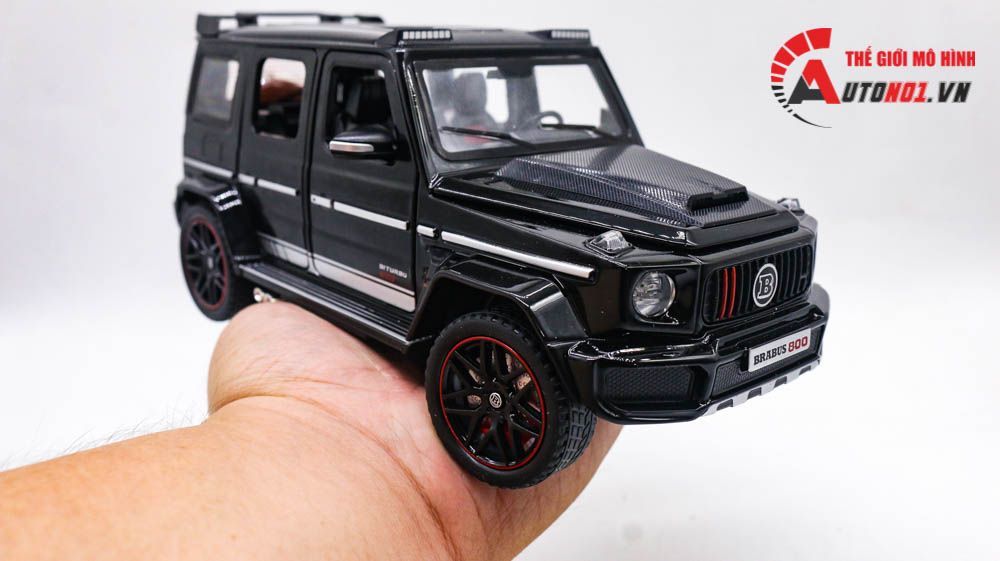  Mô hình xe Mercedes Benz Brabus G800 đánh lái được full open 1:24 Miniauto DC24253 OT398 