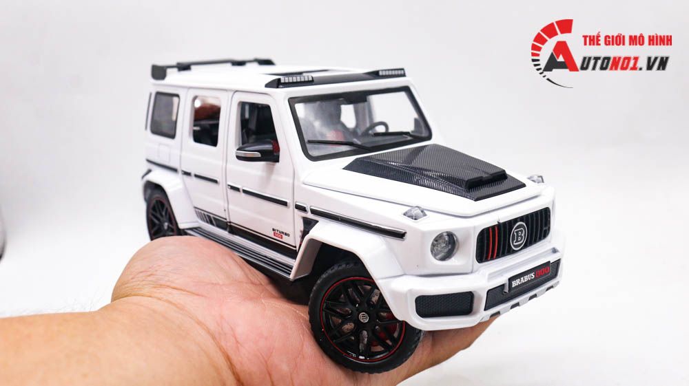 Mô hình xe Mercedes Benz Brabus G800 đánh lái được full open 1:24 Miniauto DC24253 OT398