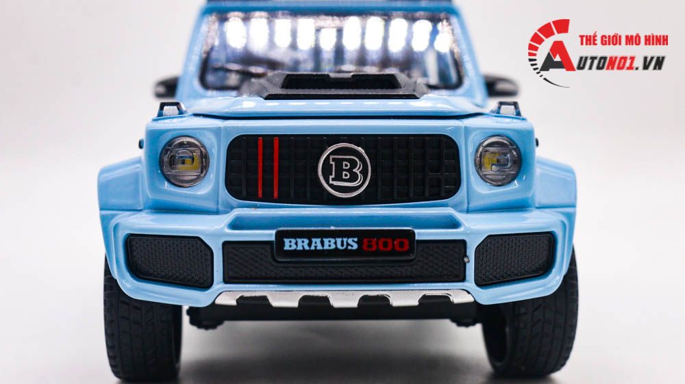 Mô hình xe Mercedes Benz Brabus G800 đánh lái được full open 1:24 Miniauto DC24253 OT398
