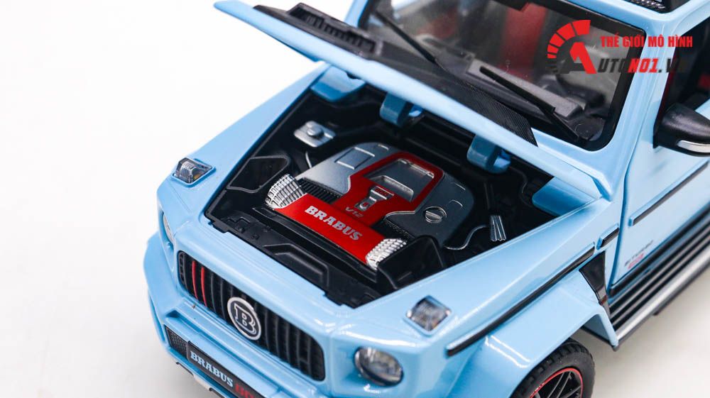 Mô hình xe Mercedes Benz Brabus G800 đánh lái được full open 1:24 Miniauto DC24253 OT398