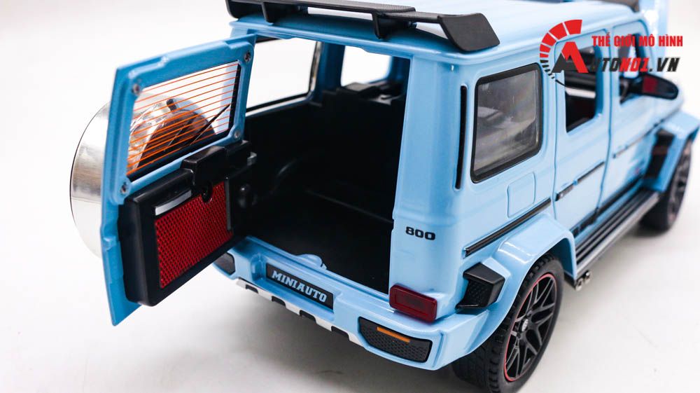 Mô hình xe Mercedes Benz Brabus G800 đánh lái được full open 1:24 Miniauto DC24253 OT398