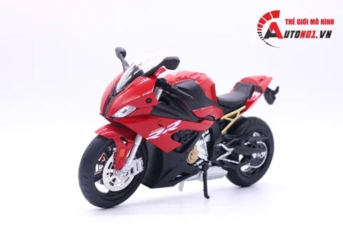 Mô hình xe Bmw s1000rr 2020 tỉ lệ 1:12 Huayi Alloy MT094
