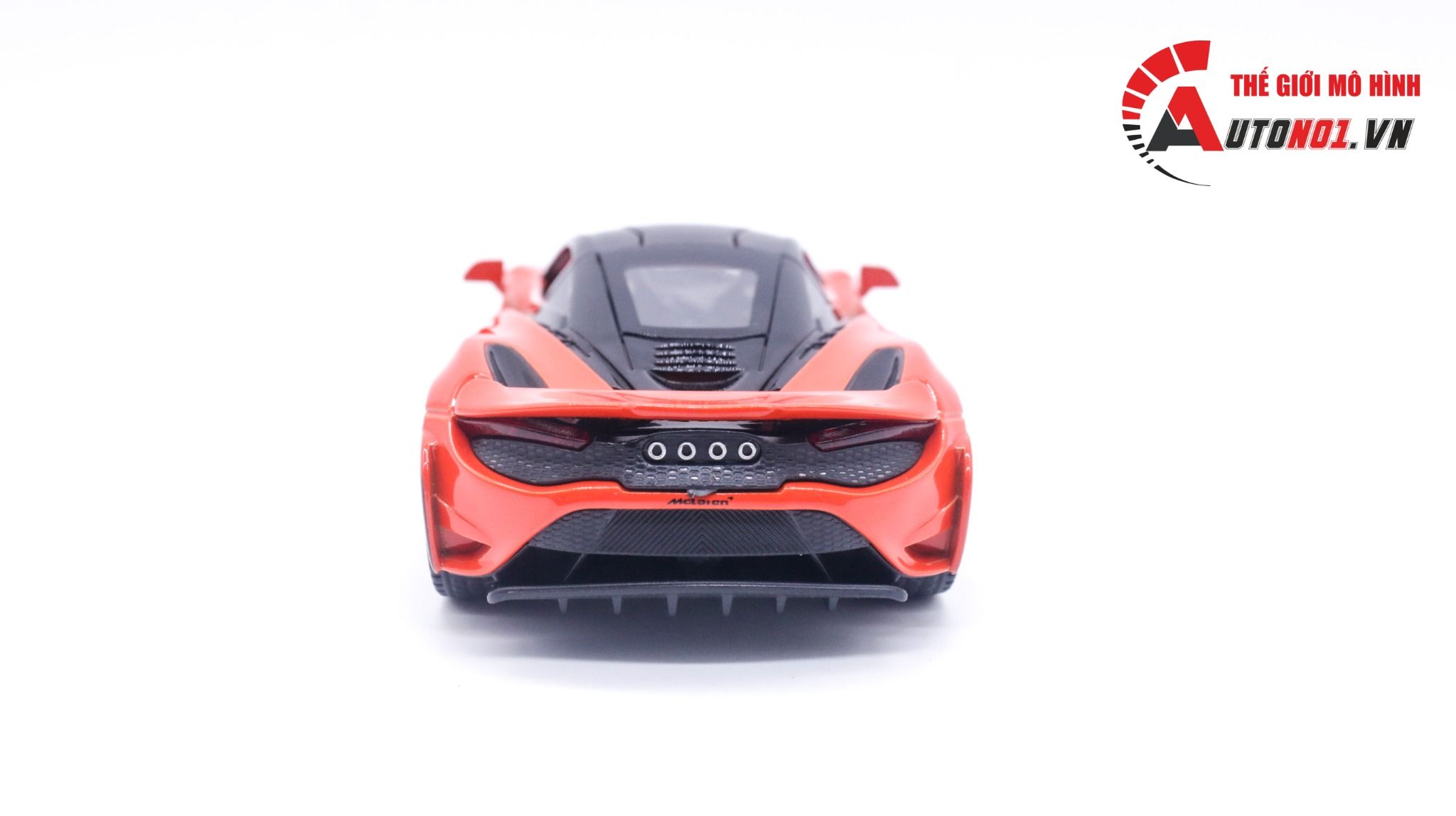 Mô hình xe ô tô Mclaren 765lt kèm hộp mica tỉ lệ 1:32 Alloy model OT051