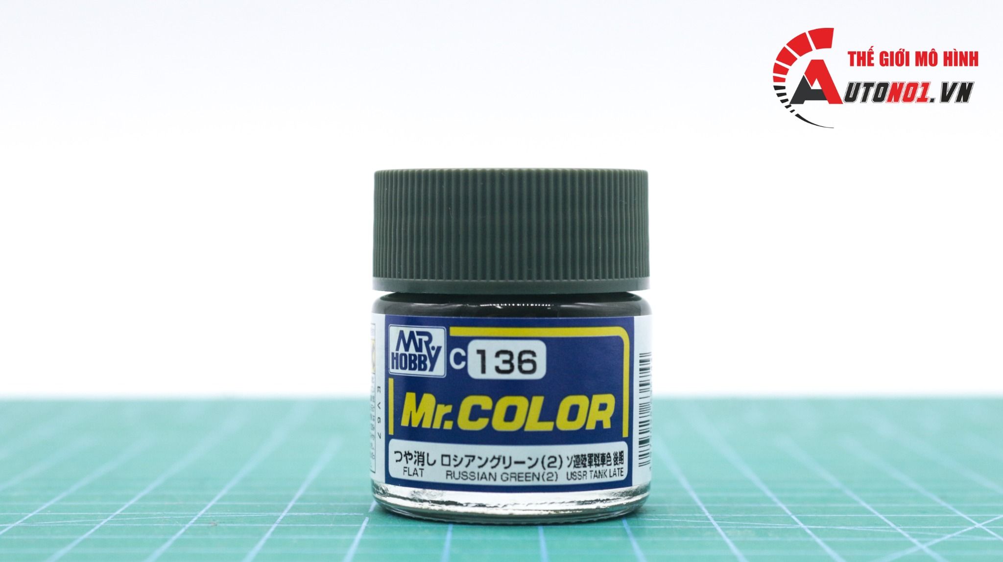 Lacquer C136 Russian Green 2 sơn mô hình màu xanh lá 10ml Mr.Hobby C136