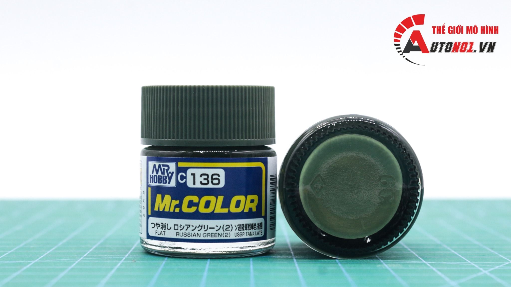 Lacquer C136 Russian Green 2 sơn mô hình màu xanh lá 10ml Mr.Hobby C136
