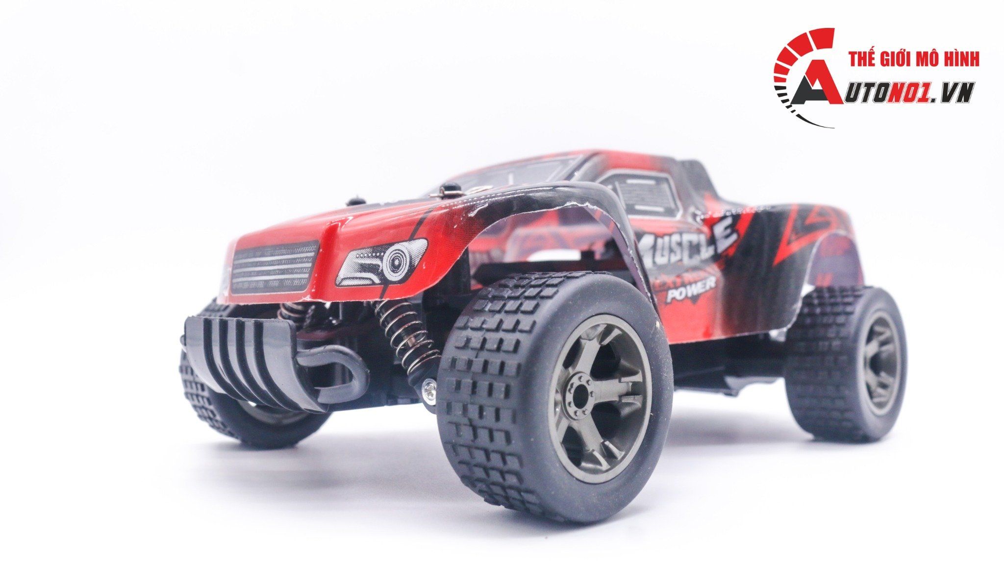 Mô hình xe điều khiển địa hình Muscle Extreme power red tỉ lệ 1:18 Deer man DK004