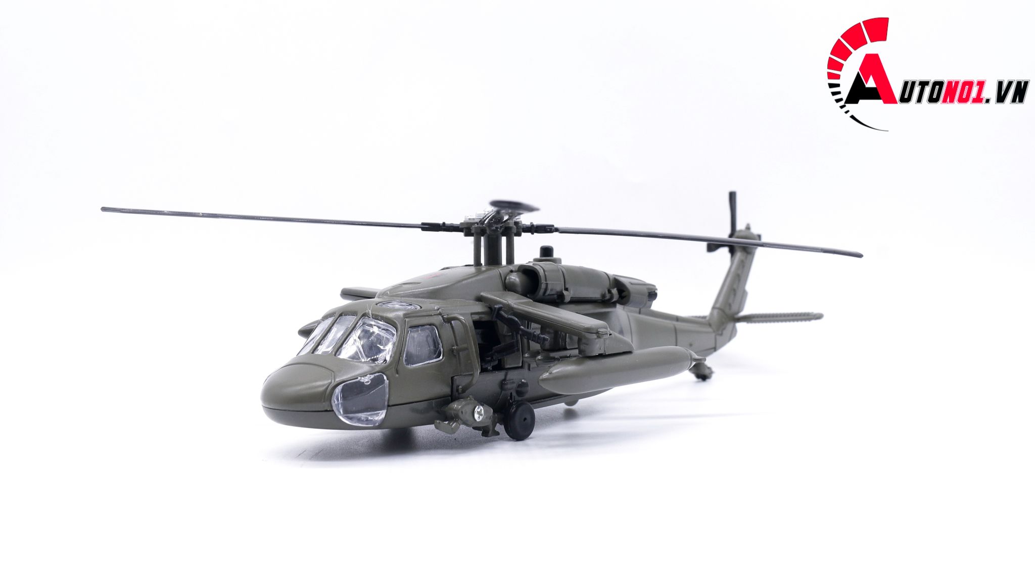 Mô hình máy bay trực thăng quân sự 1:64 huayi alloy 7645