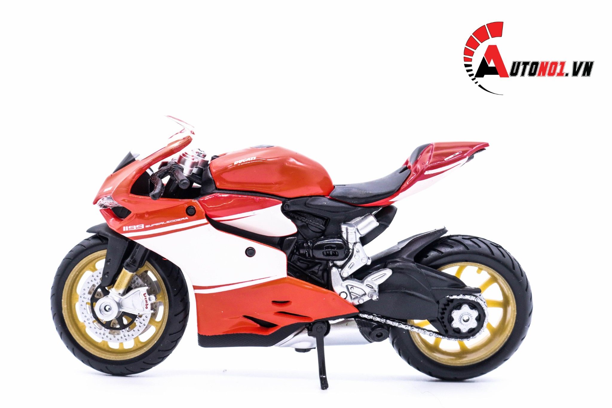  Mô hình xe mô tô Ducati 1199 Superleggera 2014 1:18 Maisto 1017 