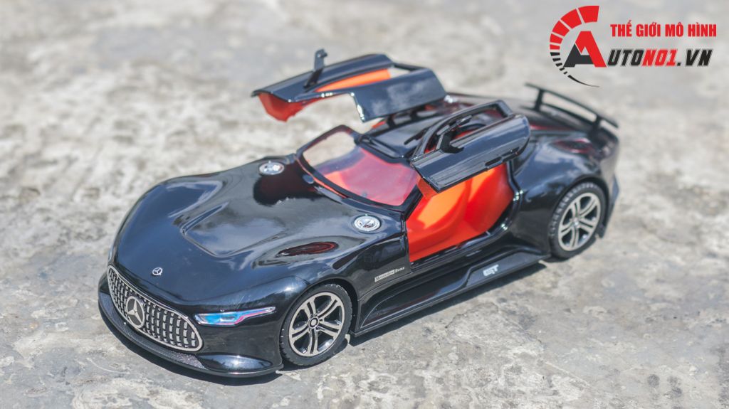 Mô hình xe Mercedes-Benz AMG Vision GT full open - có đèn - âm thanh tỉ lệ 1:24 Alloy Model OT534
