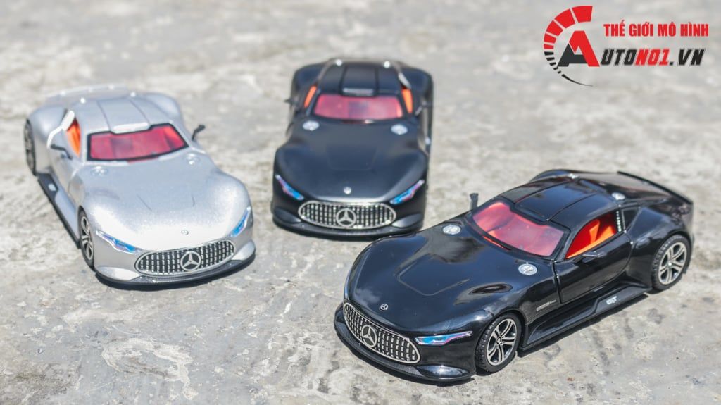 Mô hình xe Mercedes-Benz AMG Vision GT full open - có đèn - âm thanh tỉ lệ 1:24 Alloy Model OT534