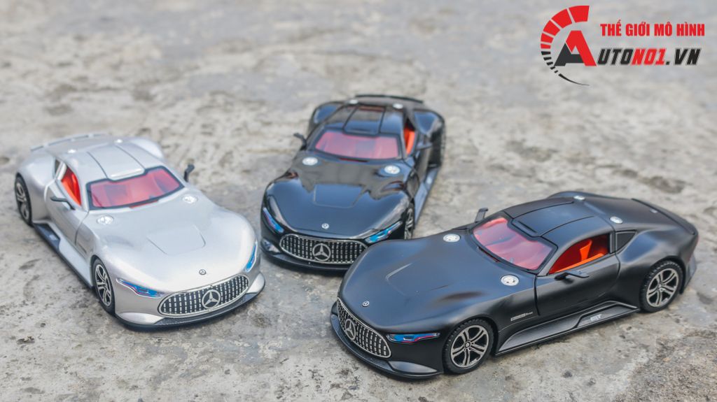 Mô hình xe Mercedes-Benz AMG Vision GT full open - có đèn - âm thanh tỉ lệ 1:24 Alloy Model OT534