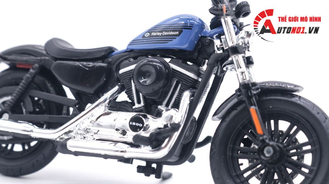 Mô hình Harley Davidson 2022 Forty Eight Special blue 1:18 Maisto MT019