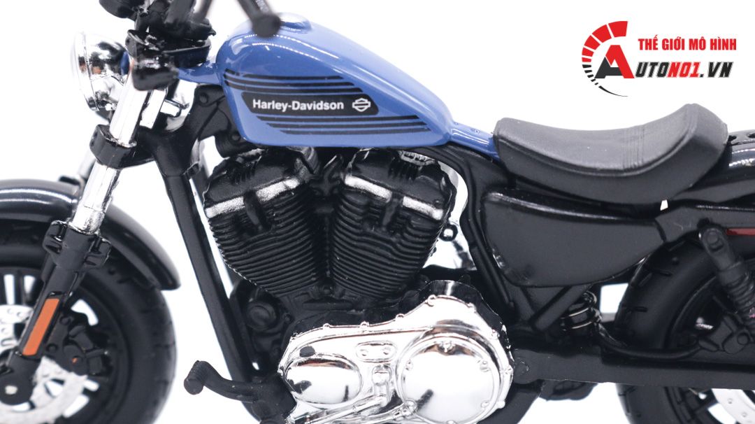 Mô hình Harley Davidson 2022 Forty Eight Special blue 1:18 Maisto MT019