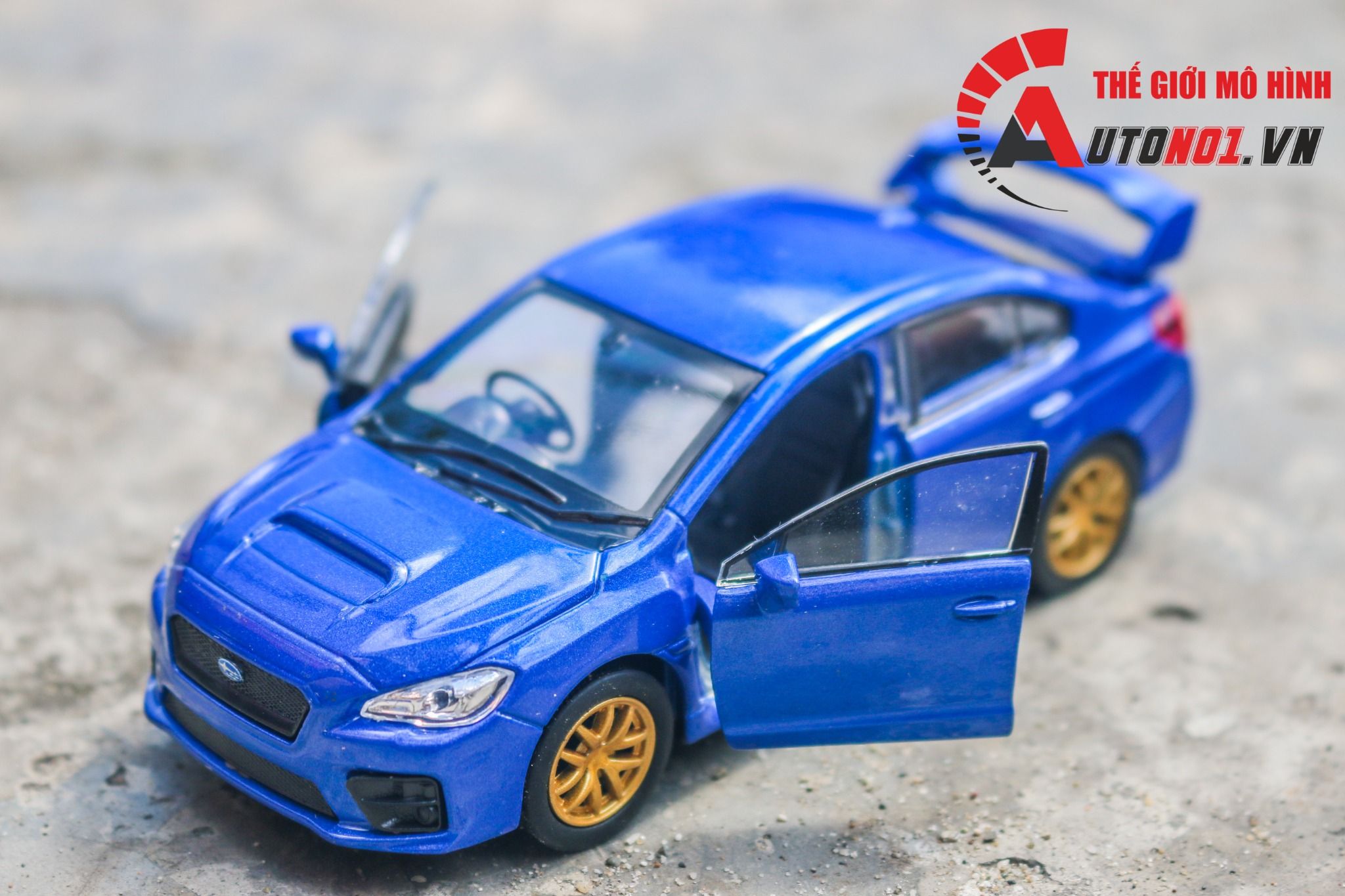 Mô hình xe Subaru Impreza WRX STI 1:36 Welly OT469