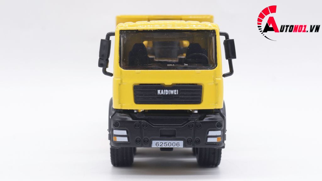 MÔ HÌNH XE TẢI TỰ ĐỔ YELLOW 1:50 KAIDIWEI 1385