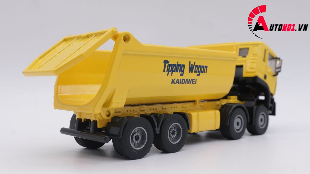 MÔ HÌNH XE TẢI TỰ ĐỔ YELLOW 1:50 KAIDIWEI 1385