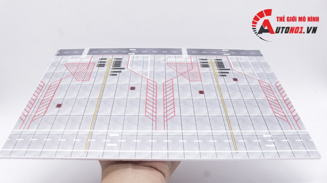 Diorama airport mô hình đường băng bãi đáp cho máy bay 16cm DR014
