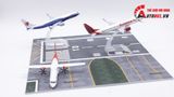  Diorama airport mô hình đường băng phóng máy bay 16cm 20x30cm DR015 