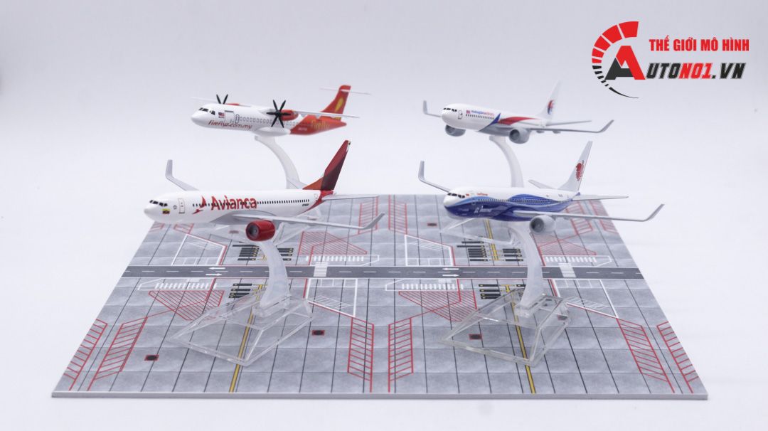 Diorama airport mô hình đường băng bãi đáp cho máy bay 16cm DR014