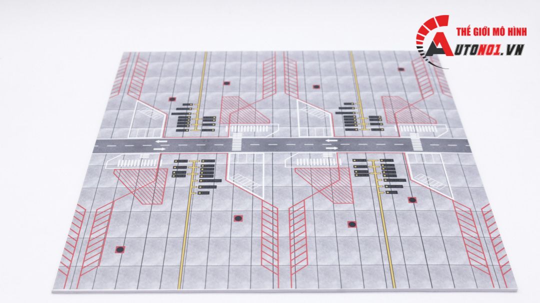  Diorama airport mô hình đường băng bãi đáp cho máy bay 16cm DR014 
