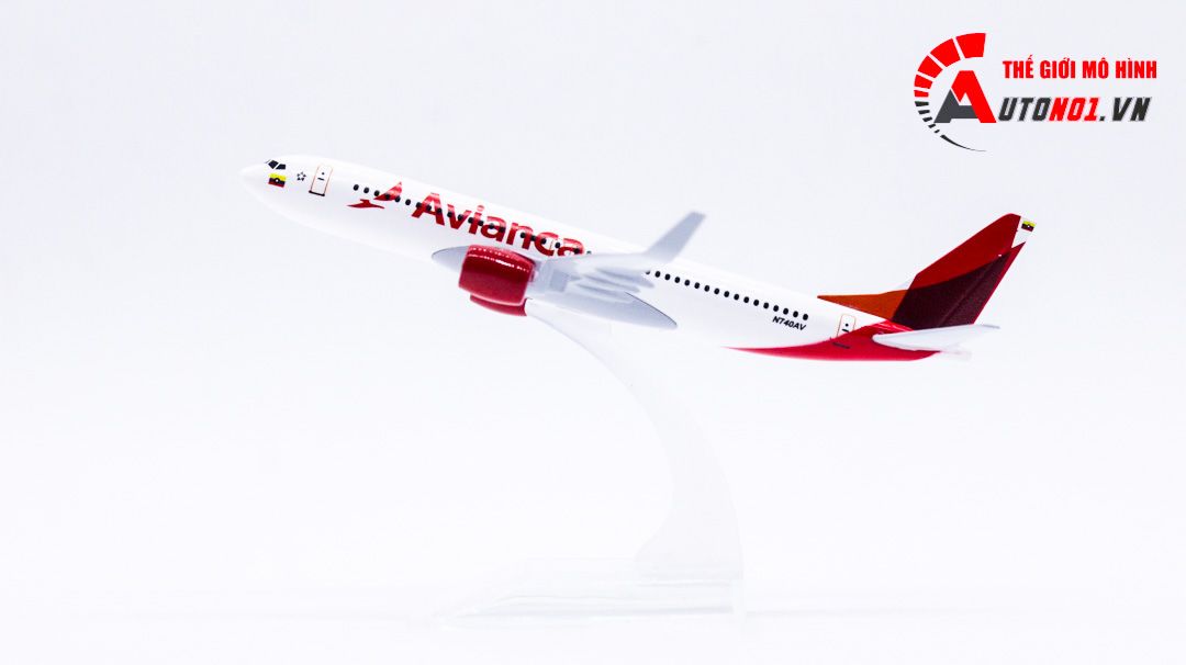 Mô hình máy bay Avianca Airbus A320 16cm MB16180