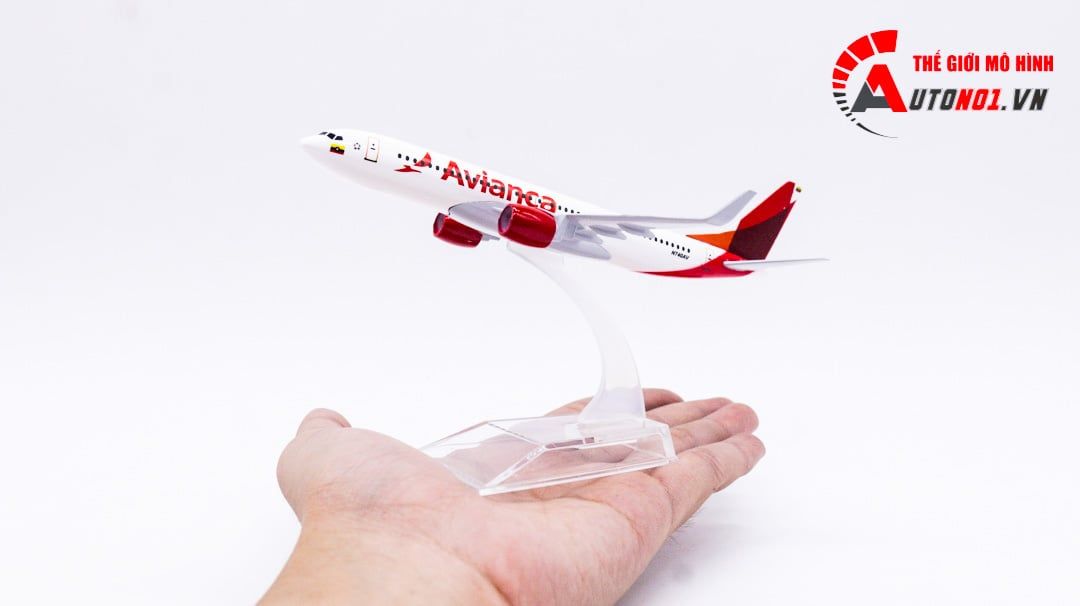 Mô hình máy bay Avianca Airbus A320 16cm MB16180