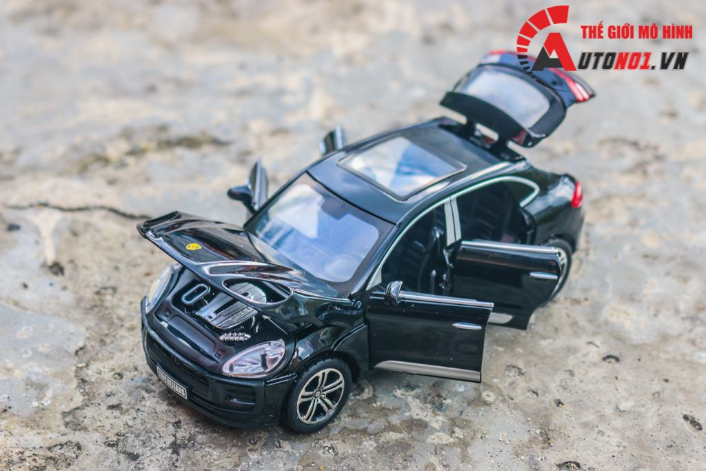 Mô hình Porsche Macan full open - có đèn - âm thanh tỉ lệ 1:32 Alloy Model OT575