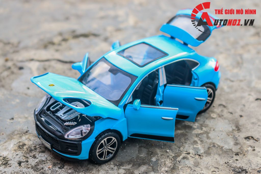 Mô hình Porsche Macan full open - có đèn - âm thanh tỉ lệ 1:32 Alloy Model OT575