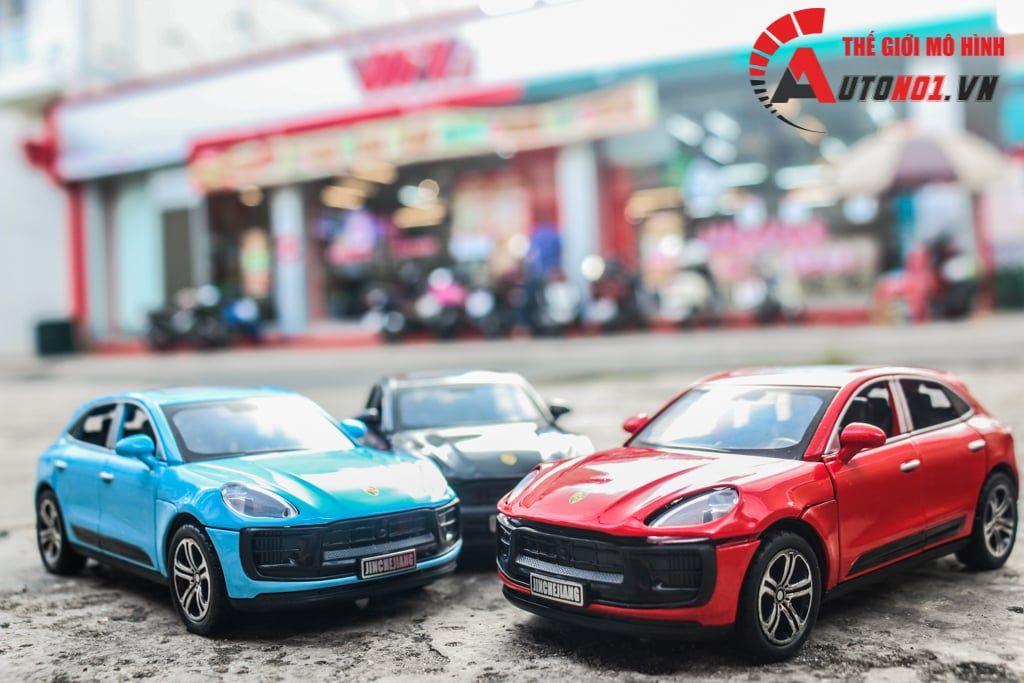 Mô hình Porsche Macan full open - có đèn - âm thanh tỉ lệ 1:32 Alloy Model OT575