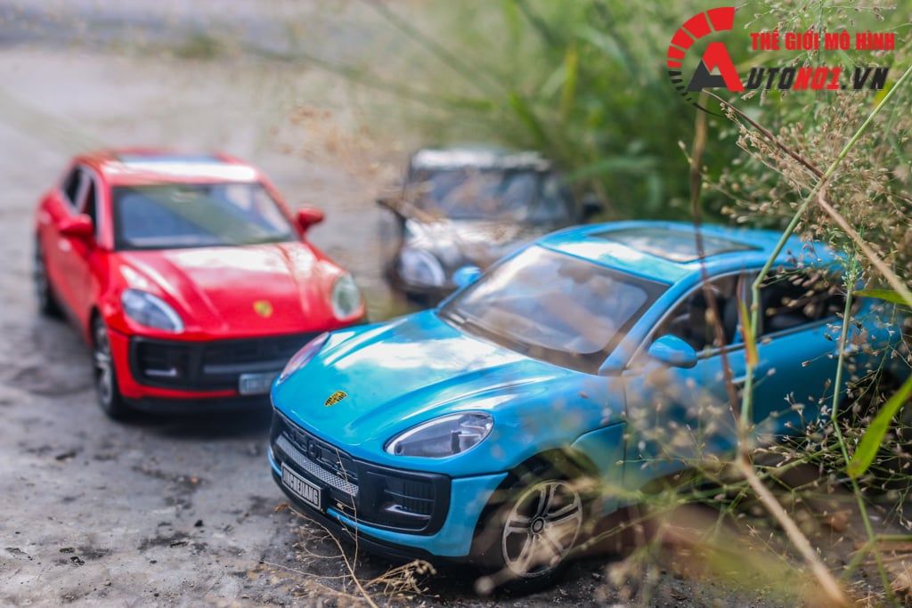 Mô hình Porsche Macan full open - có đèn - âm thanh tỉ lệ 1:32 Alloy Model OT575