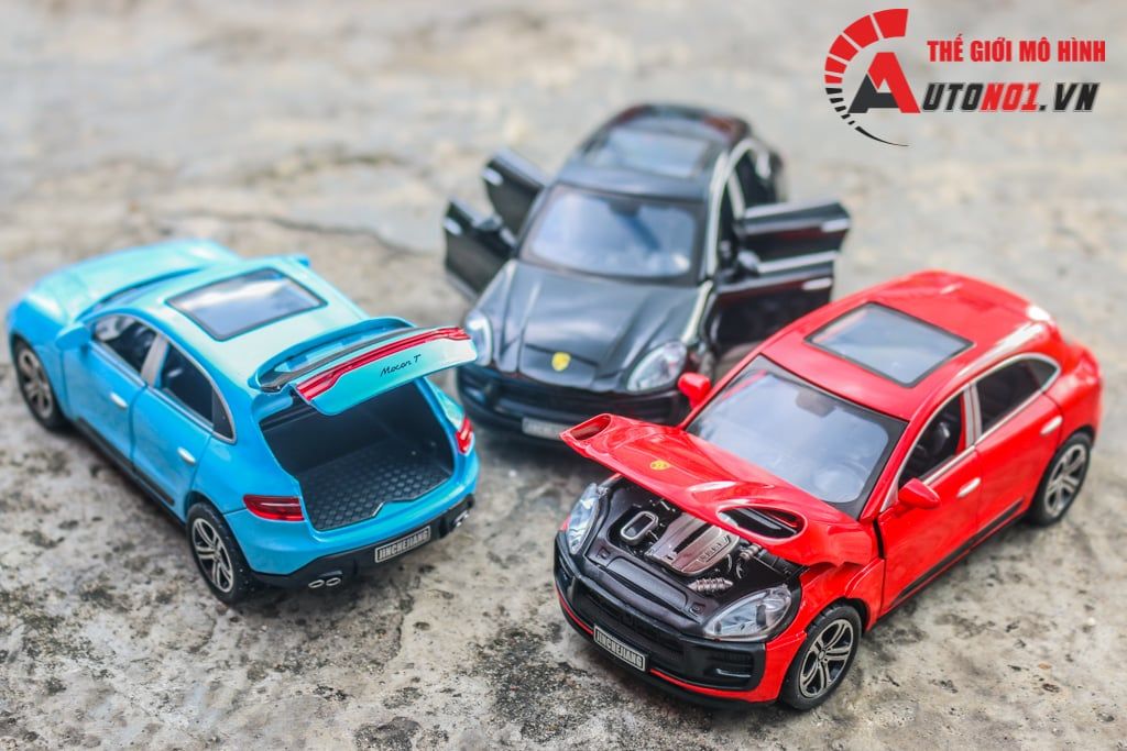 Mô hình Porsche Macan full open - có đèn - âm thanh tỉ lệ 1:32 Alloy Model OT575
