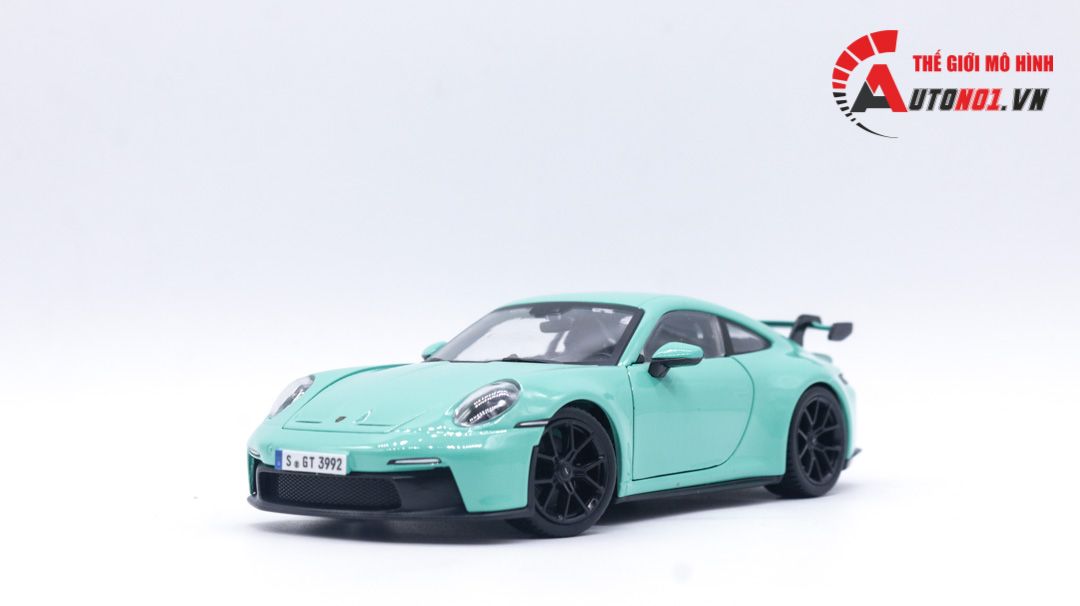 Mô hình xe Porsche 911 GT3 đánh lái được 1:24 Bburago 18-21104 GN OT059
