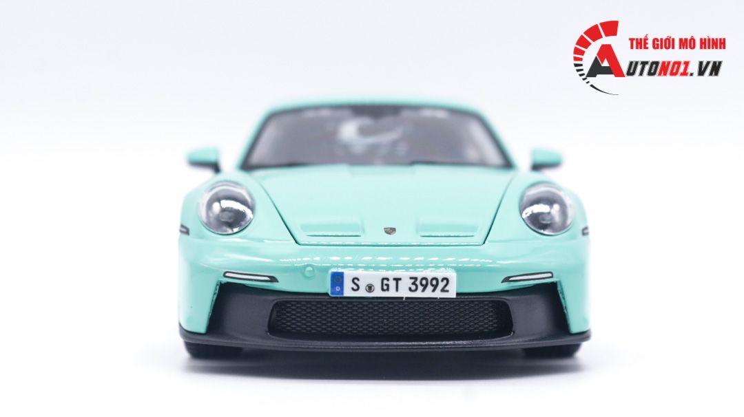  Mô hình xe Porsche 911 GT3 full kính full open có đế 1:24 Bburago OT059 