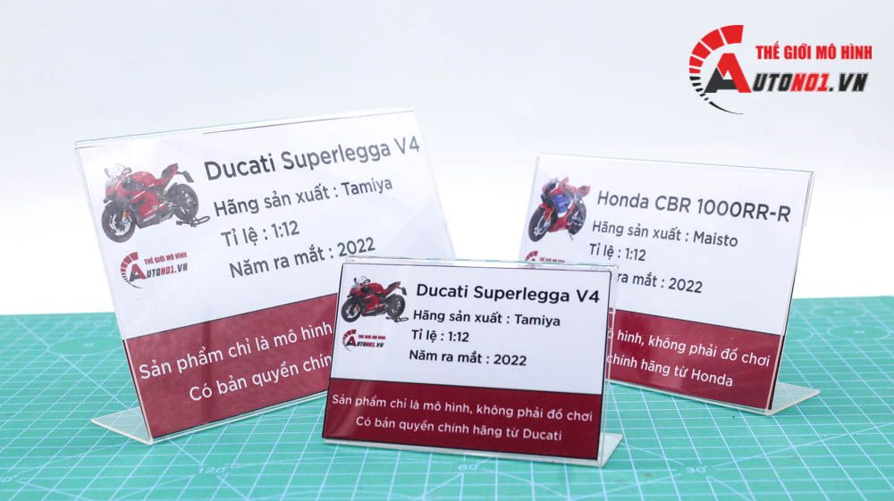 Kệ mica bảng tên chức danh card visit bảng tên mô hình để bàn PK362
