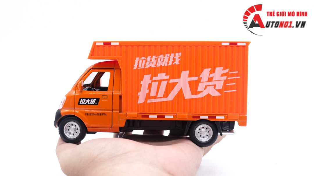 Mô hình xe tải chở hàng full kim loại 1:32 Alloy OT098
