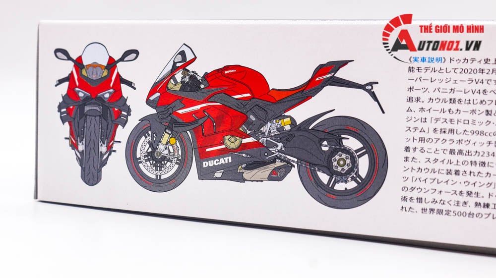  Mô hình kit Mô tô Ducati Superleggera V4 1:12 Tamiya 14140 