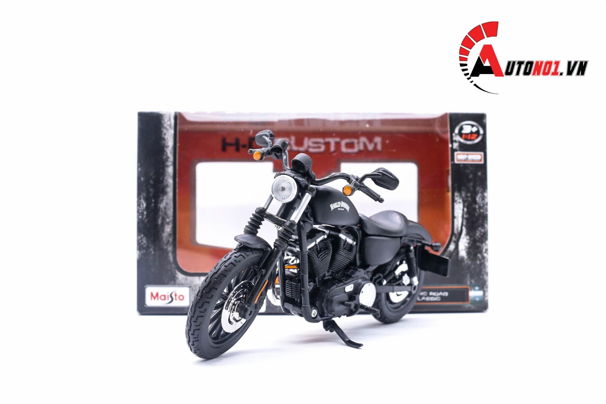 Mô hình xe Harley Davidson 13 sportster iron 883 1:12 Maisto 32326 MT12011