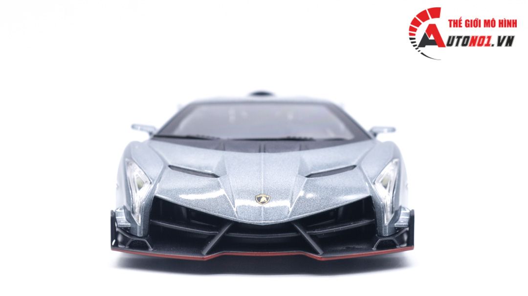 Mô hình xe Lamborghini Veneno có đèn 1:24 Chezhi OT094