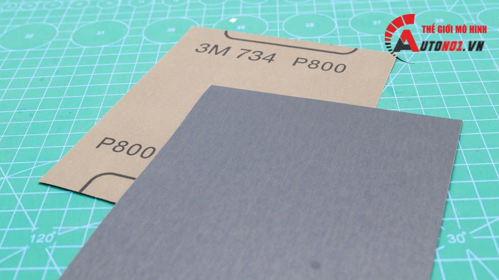  Combo 2 miếng giấy nhám nước 3M 11.5cm x 14cm PK369 