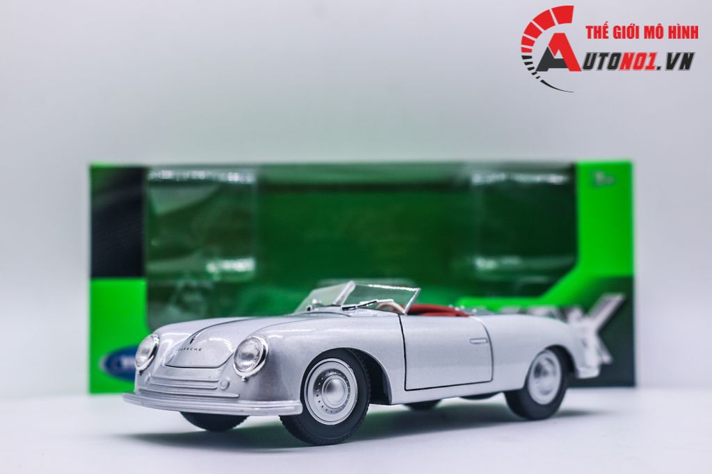Mô hình xe Porsche 356 1948 No.1 Roadster đánh lái được tỉ lệ 1:24 Welly OT24028