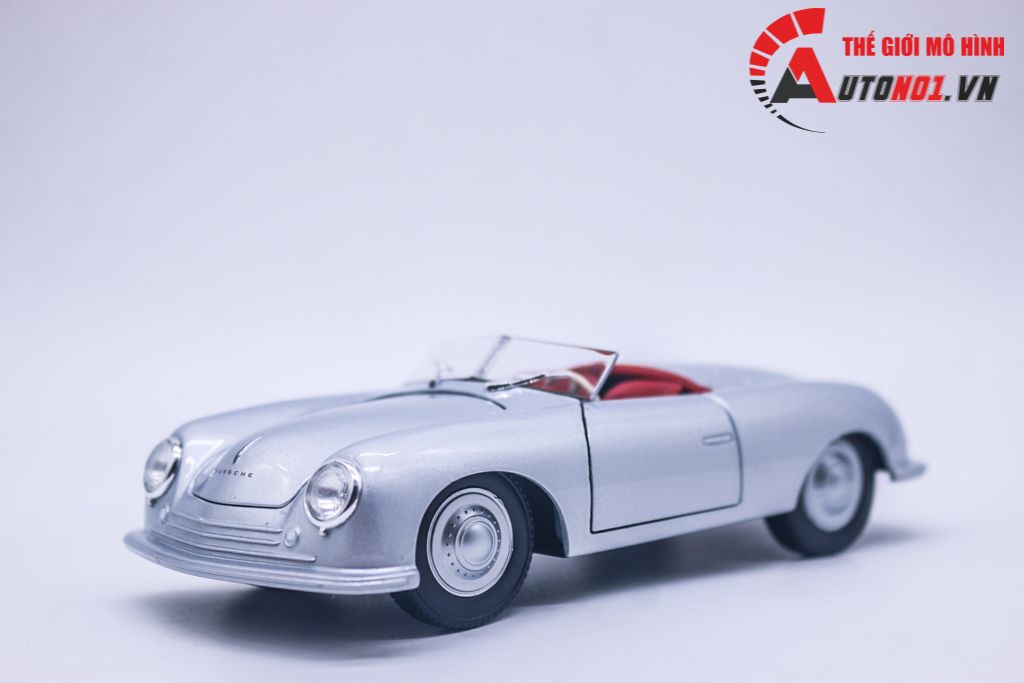 Mô hình xe Porsche 356 1948 No.1 Roadster đánh lái được tỉ lệ 1:24 Welly OT24028