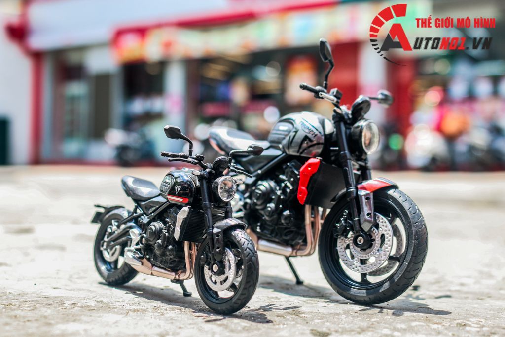 Mô hình xe Triumph Trident 660 1:18 Welly MT18001