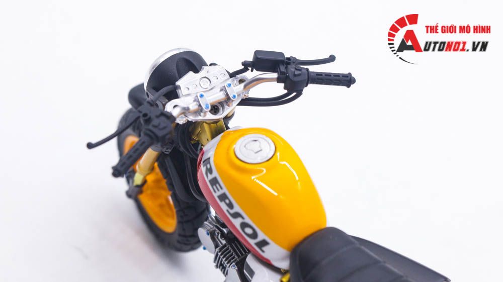  Mô hình xe cao cấp Honda Monkey 125 Repsol tỉ lệ 1:12 Autono1 D119B 